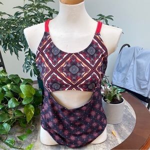 MADE BY MINKPINK RESORT center cut swimsuit large